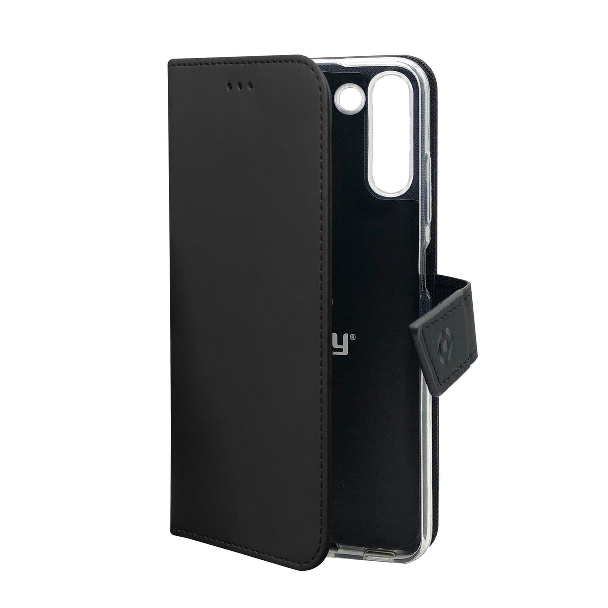 Celly Wally Funda Para Galaxy S23+ 5g  (6.6") Libro Negro