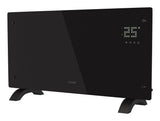 Hombli Glass Convection Heater 2000w Schwarz