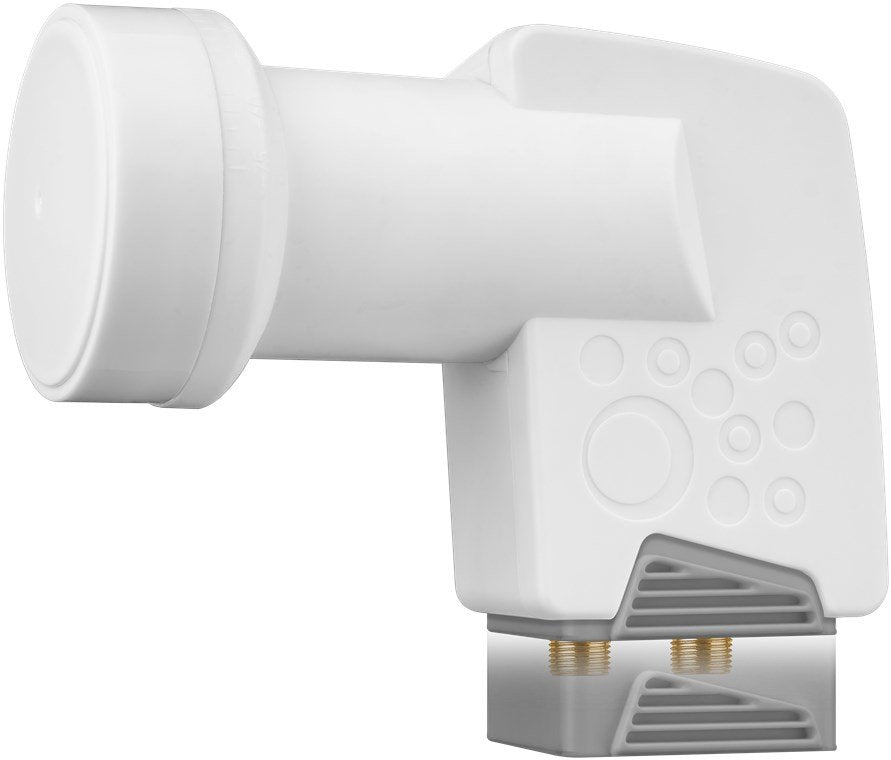 Goobay Twin Universal Lnb 0.1db Blanco / Gris