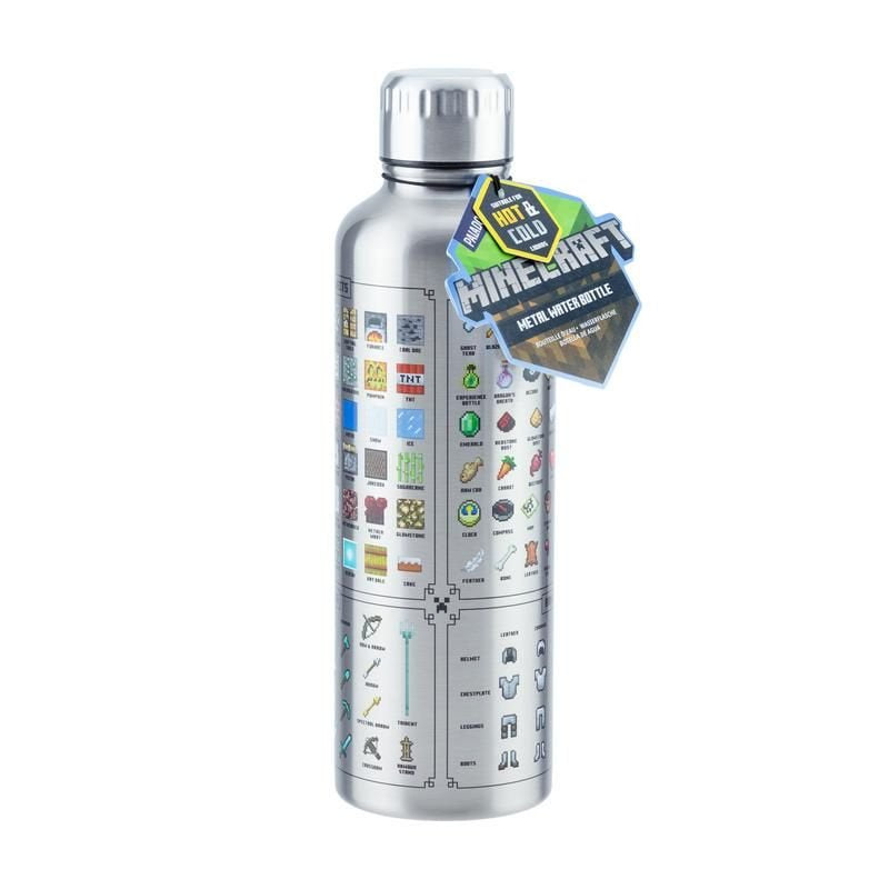 Botella Metálica Minecraft