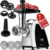 EAN 4006160640014 - Clatronic FW 3803 picadora 1000 W Negro, Acero inoxidable imagen 2