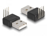 Delock Adapter Usb 2.0 Type-A Stecker Zu 4 Pin 90° Gewinkelt