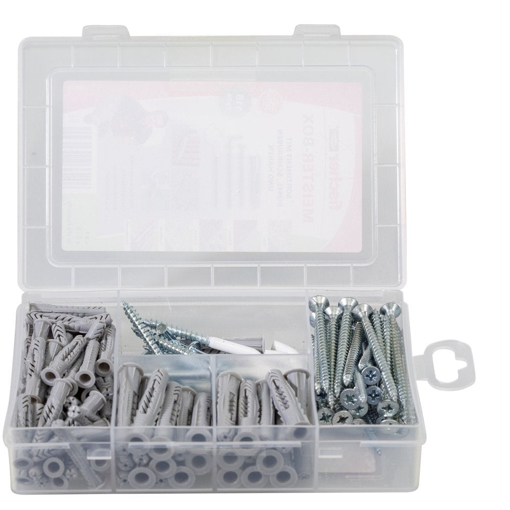 EAN 4048962131390 - Fischer MEISTER-BOX UX 75 pieza(s) Juego de enchufes de pared y tornillos imagen 3