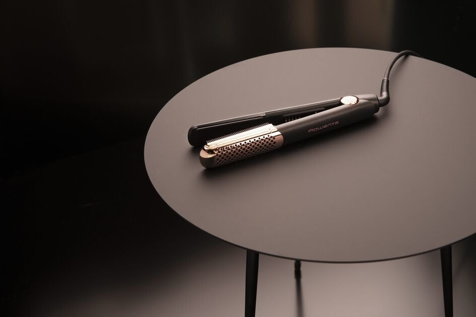 Plancha De Pelo Rowenta Ultimate Experience Premium Sf8230 Led Negro/Cobre