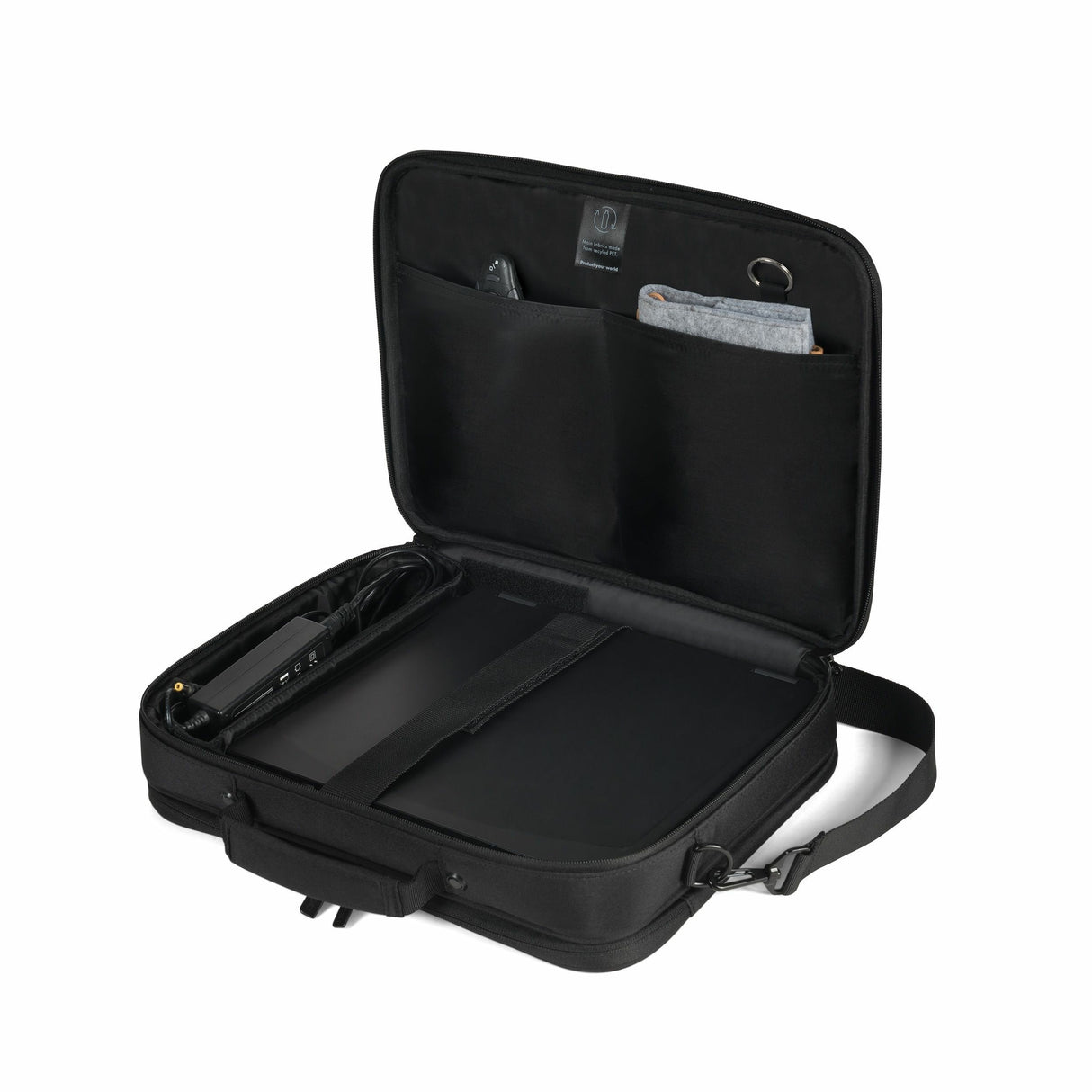 EAN 7640239421042 - DICOTA D32029-RPET maletines para portátil 35,8 cm (14.1") Maletín Negro imagen 3