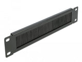 Delock 10 Cepillo Gestión Cable 1 U Negro