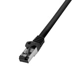 Cable De Red Cat8.1 Rj45 S Ftp 40ge 2000mhz 20m Negro Logilink