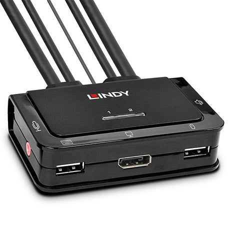EAN 4002888423441 - Lindy 42344 interruptor KVM Montaje en rack Negro imagen 1