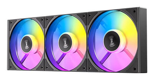 Kit 3 Ventiladores Pc  Auxiliar C120 A-Rgb Negro Antec Pack De 3 Ventiladores Argb Pwm De 120mm/ 19.7-28 Db(A)/ 4-Pin Pwm Y 3-Pin Argb