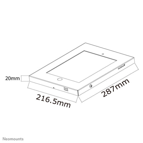 EAN 8717371444327 - Neomounts IPAD2N-UN20BLACK soporte de seguridad para tabletas Negro imagen 4