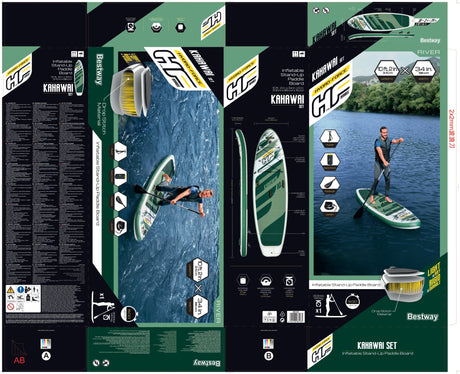 EAN 6942138952612 - Bestway 65308 tabla de surf Tabla de stand up paddle (SUP) imagen 33