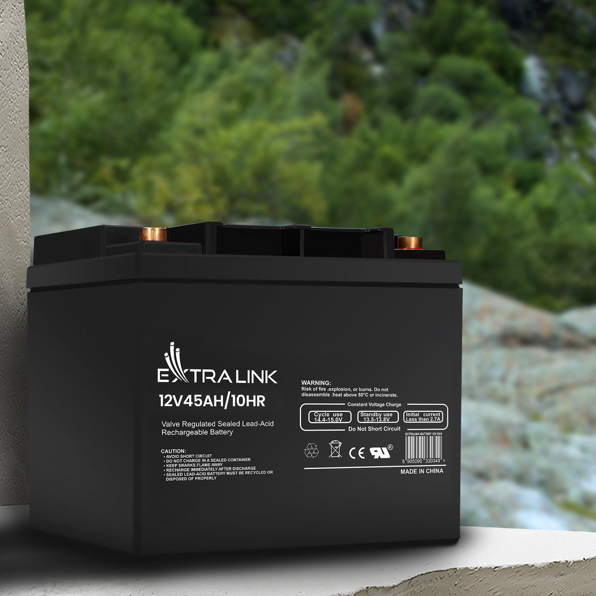 Extralink Akumulator Battery Accumulator Agm 12v 45ah Sealed Lead Acid (Vrla)