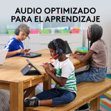 EAN 0097855190703 - Logitech Zone Learn Auriculares Alámbrico Diadema Educación USB Tipo C Azul, Naranja imagen 8