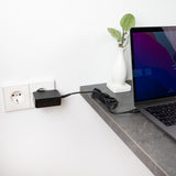 Tooq Cargador De Portatil Gan Usb-C/Pd 65w - Cable De 1.80m - Negro