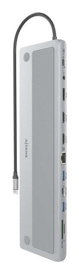 EAN 8435739902929 - AISENS ASUC-12P020-GR base para portátil y replicador de puertos Alámbrico USB 3.2 Gen 1 (3.1 Gen 1) Type imagen 3