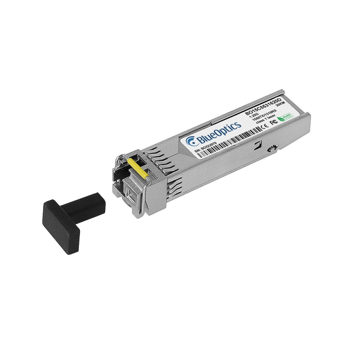 Blueoptics Moxa Sfp-1g20blc Blueoptics Bo15c5531620d Sfp Transceiver, Lc-Simplex, 1000base-Bx-D, Singlemode Fiber, Tx1550nm/Rx1310nm, 20km
