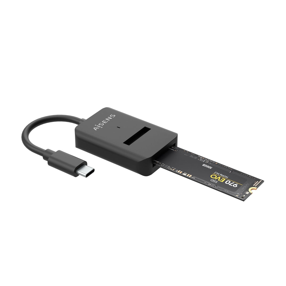 Aisens Usb-C Dock M.2 (Ngff) Asuc-M2d011-Bk Sata/Nvme A Usb3.1 Gen2 - Negro