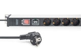EAN 4016032483618 - Digitus DN-95435 unidad de distribución de energía (PDU) 12 salidas AC 1U imagen 3