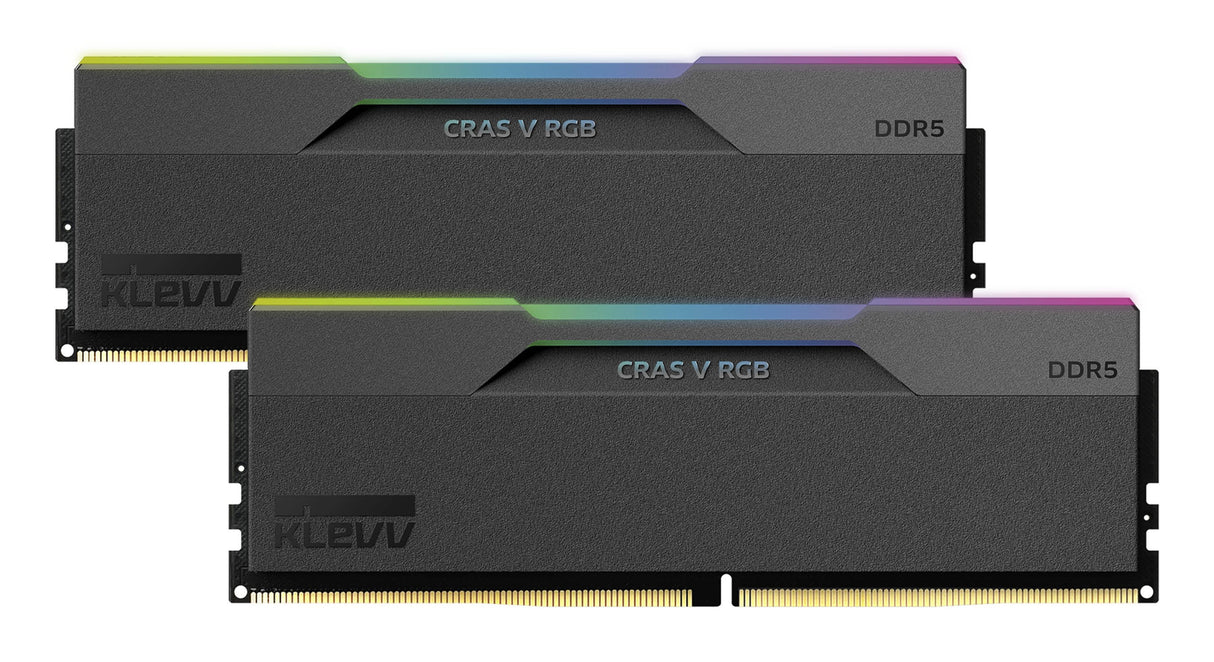Klevv Memoria Ram Cras V Rgb Obsidian Negro - 32 Gb (2 X 16 Gb Kit) - Ddr5 6400 Udimm Cl32