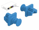 Delock 86509 Tapón Antipolvo Para Puerto 10 Pieza(S) Rj-45, Tapa Protectora Azul, Rj-45, Plástico, Azul, Conmutador (Dispositivo De Red), 18 Mm, 21 Mm