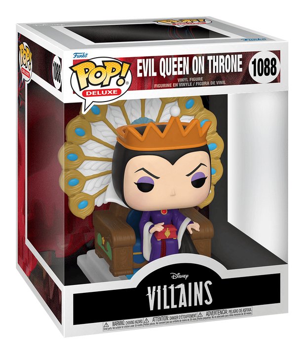 Funko Pop Deluxe Disney Villanos Reina Malvada En El Trono 50270 (Preorder Reserva Ya)