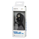 Kabel Usb 2.0 A Meski Do Micro-B Meski, Dl. 2m Szary