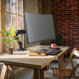 EAN 0698833084474 - Ergotron HX Series 45-475-224 soporte para monitor 124,5 cm (49") Escritorio Negro imagen 4