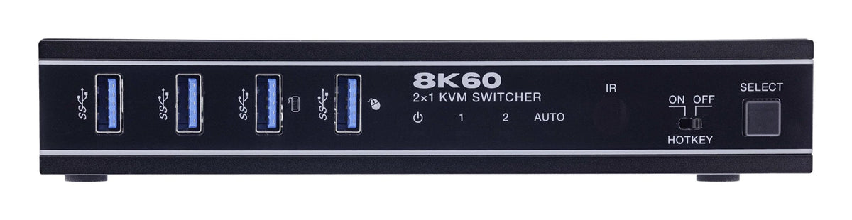 Inline Kvm Switch, 2x1 ,Hdmi 8k/60hz, Usb 3.2 Hub