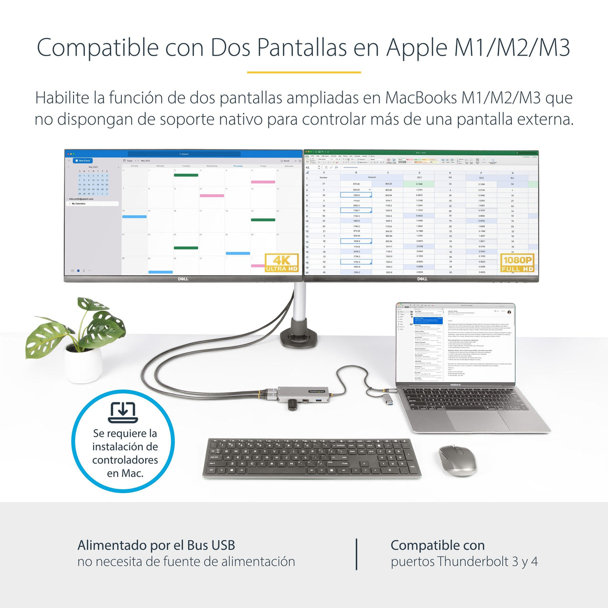 EAN 0065030901260 - StarTech.com 167B-USBC-MULTIPORT base para portátil y replicador de puertos Alámbrico USB 3.2 Gen 1 (3.1  imagen 9