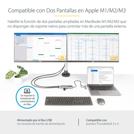 EAN 0065030901260 - StarTech.com 167B-USBC-MULTIPORT base para portátil y replicador de puertos Alámbrico USB 3.2 Gen 1 (3.1  imagen 9