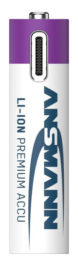 Ansmann 1311-0028 Baterías Recargables Litio Micro Aaa Tipo 500 (Min. 400 Mah) Pack  4