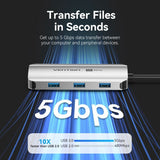 EAN 6922794774476 - Vention TQHHB base de conexión para disco duro Gris imagen 5