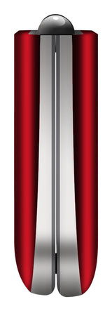 Beafon Fold10 Lte - 4g, Silver Line, Grosstastenklapphandy, Rojo-Silber