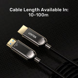 Cable Óptico Hdmi 2.1 Aoc Unitek C11085gy01-30m