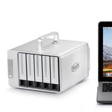EAN 6939236139144 - TerraMaster D5 Thunderbolt 3 unidad de disco multiple 0 TB Escritorio Gris imagen 7