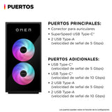 EAN 0199764264350 - HP OMEN 35L Gaming Desktop GT16-0118ns Intel Core Ultra 5 225F 32 GB DDR5-SDRAM 1 TB SSD NVIDIA GeForce R imagen 3