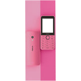 Nokia 225 4g (2024) (Ta-1610) (Pink) Ds 2.4 Tft Lcd 240x320 1.0ghz 128mb 64mb Ram Microsdhc Bt,4g