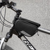 Wozinsky Wbb7bk Bolsa De Bicicleta Para Cuadro + Funda De Teléfono Desmontable Negro