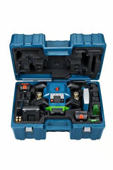 Láser Giratorio Inalámbrico Bosch Professional Grl 650 Cvhg Professional, 18 Voltios, Con Soporte Azul, Batería Procore18v 4,0 Ah, Estuche, Línea Láser Verde 0601061v00