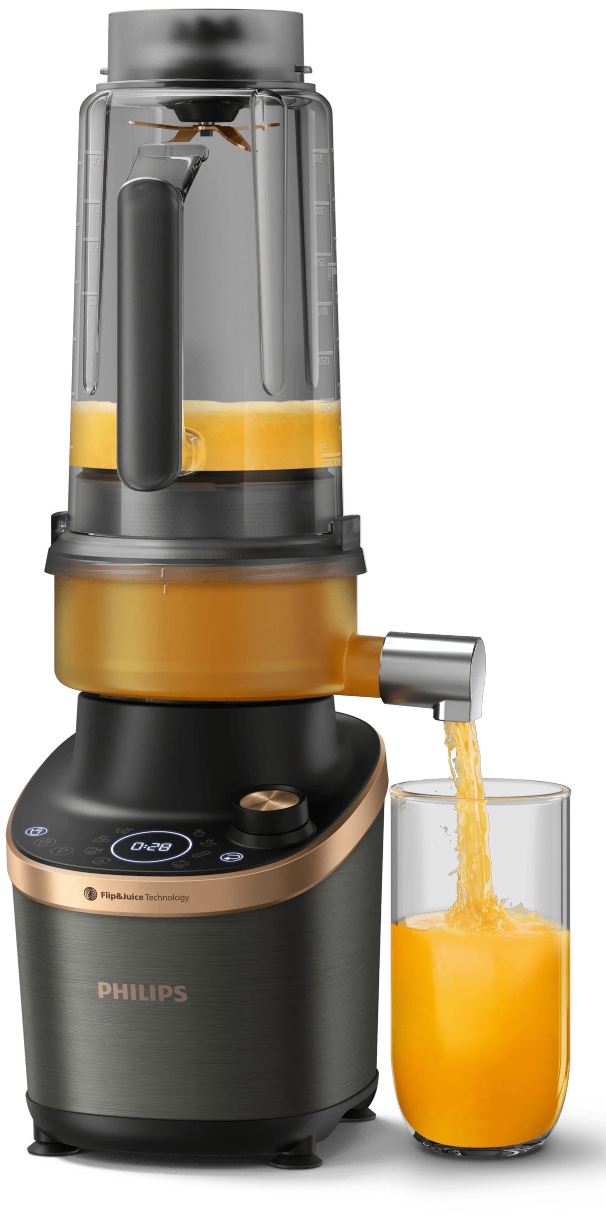 EAN 8720389013683 - Philips HR3770/10 licuadora 2 L Batidora de vaso 1500 W Negro, Cobre imagen 4