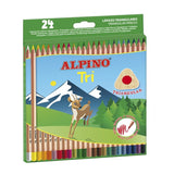 Alpino Lápices De Colores Tri 175mm Estuche De 24 C/Surtidos