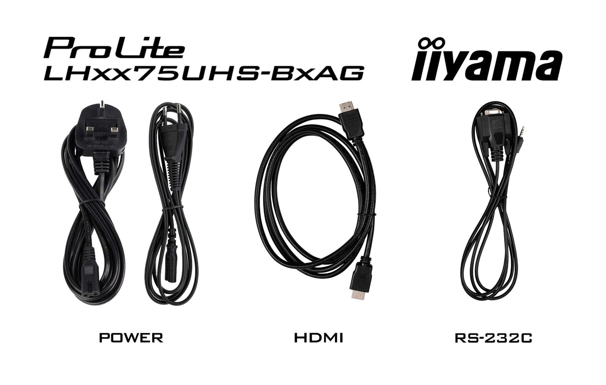 Iiyama 108cm (42,5") Lh4375uhs-B2ag 16:9 2xhdmi+3xdp+2xusb
