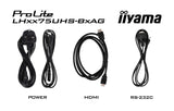 Iiyama 108cm (42,5") Lh4375uhs-B2ag 16:9 2xhdmi+3xdp+2xusb
