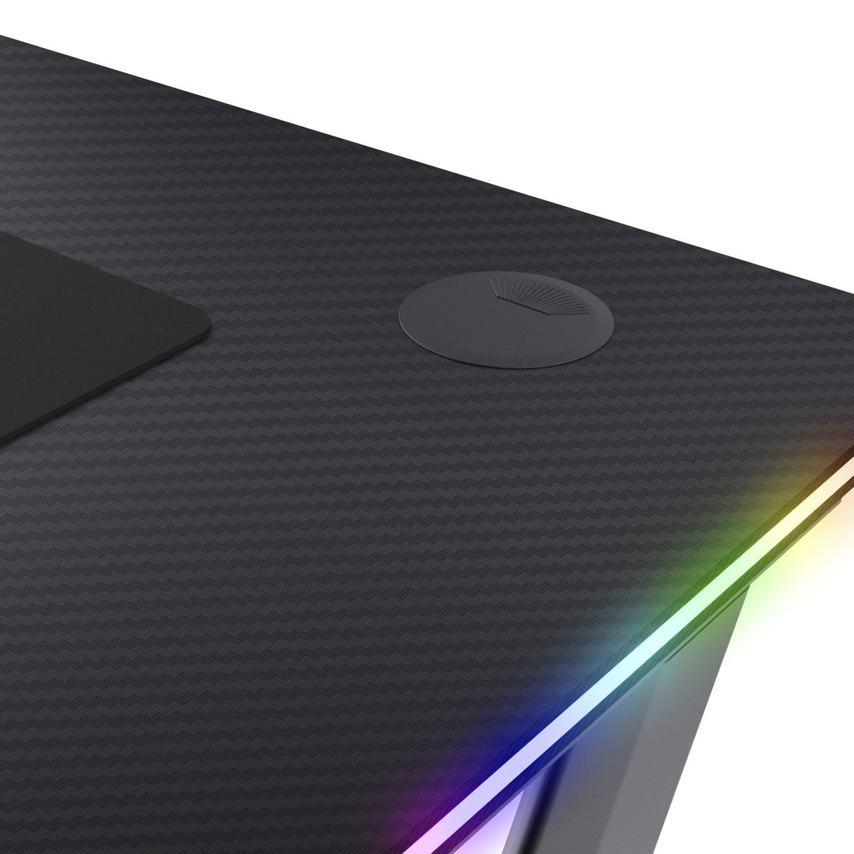 Mesa Gaming Gxt 710 Luminus Pro Rgb Negro Trust Máximo 150kg/ 120 X 60 X 74cm/ Control De Iluminación