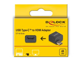 Delock 64256 Mini Adaptador Usb Type-C Macho A Hdmi Hembra (Modo Dp Alt) 4k