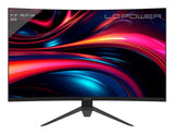 Lc-Power Lc-M32qc Pantalla Para Pc 80 Cm (31.5") 2560 X 1440 Pixeles Quad Hd Lcd Negro, Rojo