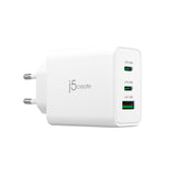 J5create Jup3365e-En Cargador Usb-C® De 65w Gan De 3 Puertos - Ue