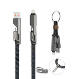 EAN 4252011911363 - 4smarts 541456 cable USB 1,5 m USB A/USB C USB C/Lightning Grafito imagen 1