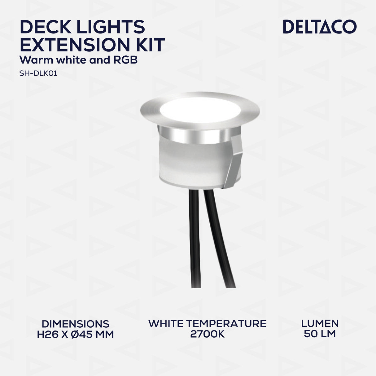 Deltaco Smart Home Terassenbeleuchtung Set