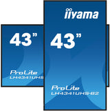 Television Iiyama Lh4341uhs-B2 (43") Negro Brillante